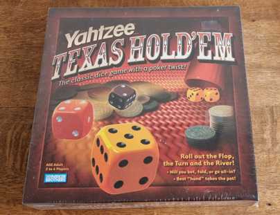 Parker Brothers - Yatzee Texas Hold’em NIEUW