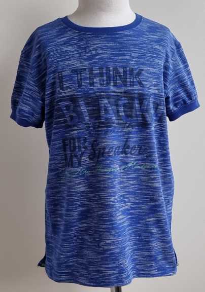 146.Blueland blauw t-shirt met print mt. 146 (11)