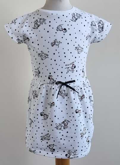 092.Disney wit jurkje met dalmatier print mt. 92