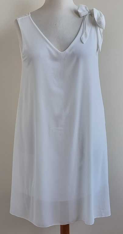 Made in Italy witte a-lijn jurk mt. L
