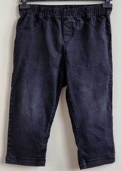 MS Mode zwarte capri jeans tregging mt. 42