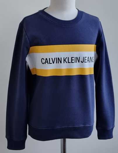 Calvin Klein Jeans blauwe sweater mt. 140 (10)