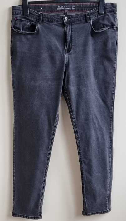 Bel & Bo (Vivella) stretchy grijze jeans mt. 50
