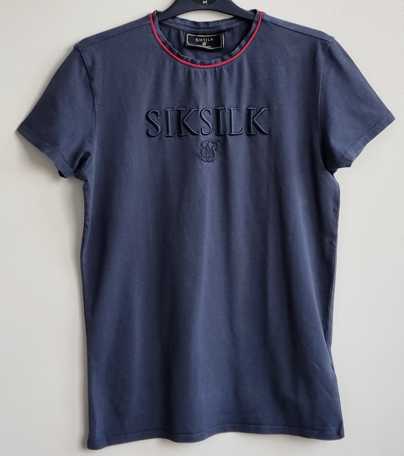 Sik Silk grijs stretchy t-shirt mt. S