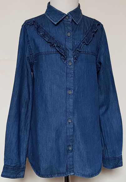 140.Indian Blue Jeans jeans blouse met roesel mt. 140