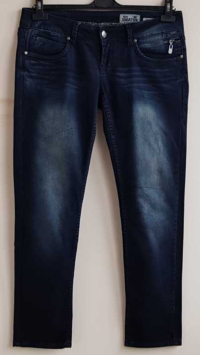 Blue Sensation donkere stretchy jeans mt. 31