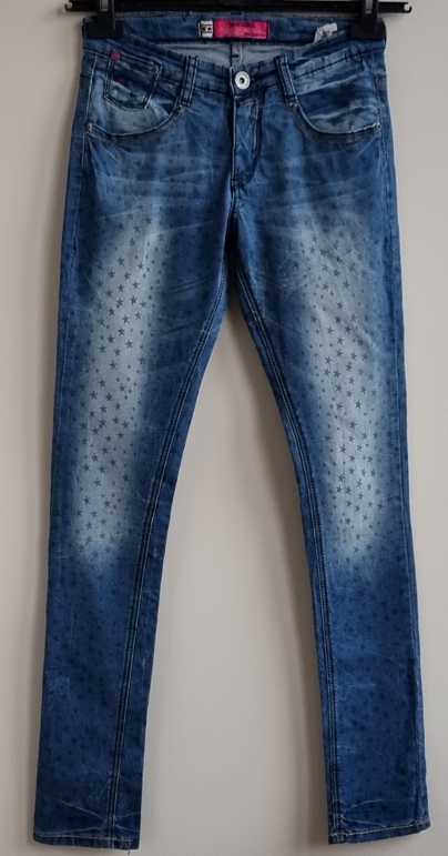Blue Rebel super skinny fit sterren jeans mt. 170
