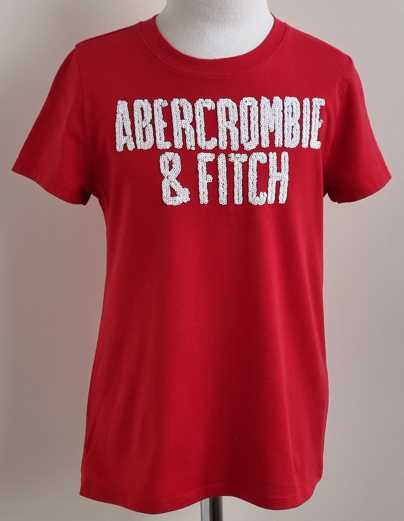 134.Abercrombie Kids rood t-shirt mt. 134/140