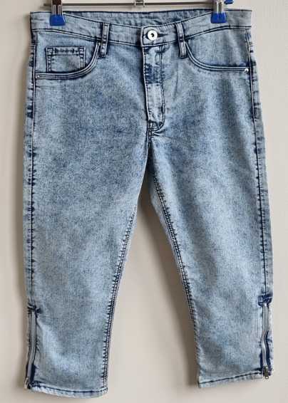 164.H & M stretchy jeans capri mt. 164