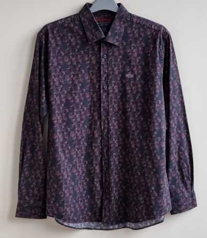 Gabbiano  blauw/roze overhemd mt. XL