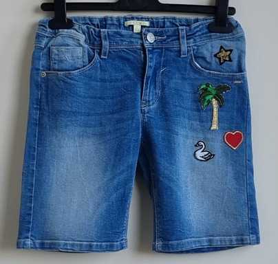 Brian & Nephew jeans short met patches mt. 158