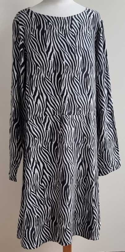 Bellerose soepelvallend jurkje met zebra print mt. 176 (16)