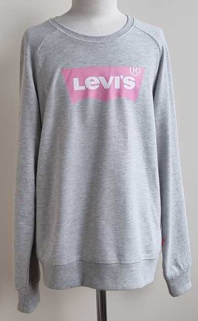 Levi’s grijze sweater met print mt. 152