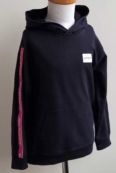 Calvin Klein zwart/grijze sweater/shirt mt. 128 (8)